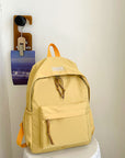 Gray FASHION Polyester Backpack Sentient Beauty Fashions Bag