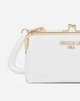 White Smoke Nicole Lee USA Night Out Crossbody Wallet Purse Sentient Beauty Fashions *Accessories