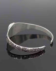 Dim Gray Turquoise Open Bracelet Sentient Beauty Fashions jewelry