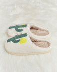 Light Gray Melody Cactus Plush Slide Slippers Sentient Beauty Fashions *Accessories