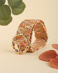 Wheat Multicolored Wide Belt Sentient Beauty Fashions *Accessories