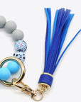 Steel Blue Assorted 2-Pack Multicolored Beaded Tassel Keychain Sentient Beauty Fashions Apparel & Accessories