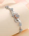 Wheat 925 Sterling Silver Moissanite Bracelet