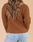Sienna Long Sleeve Round Neck Top Sentient Beauty Fashions Apparel & Accessories