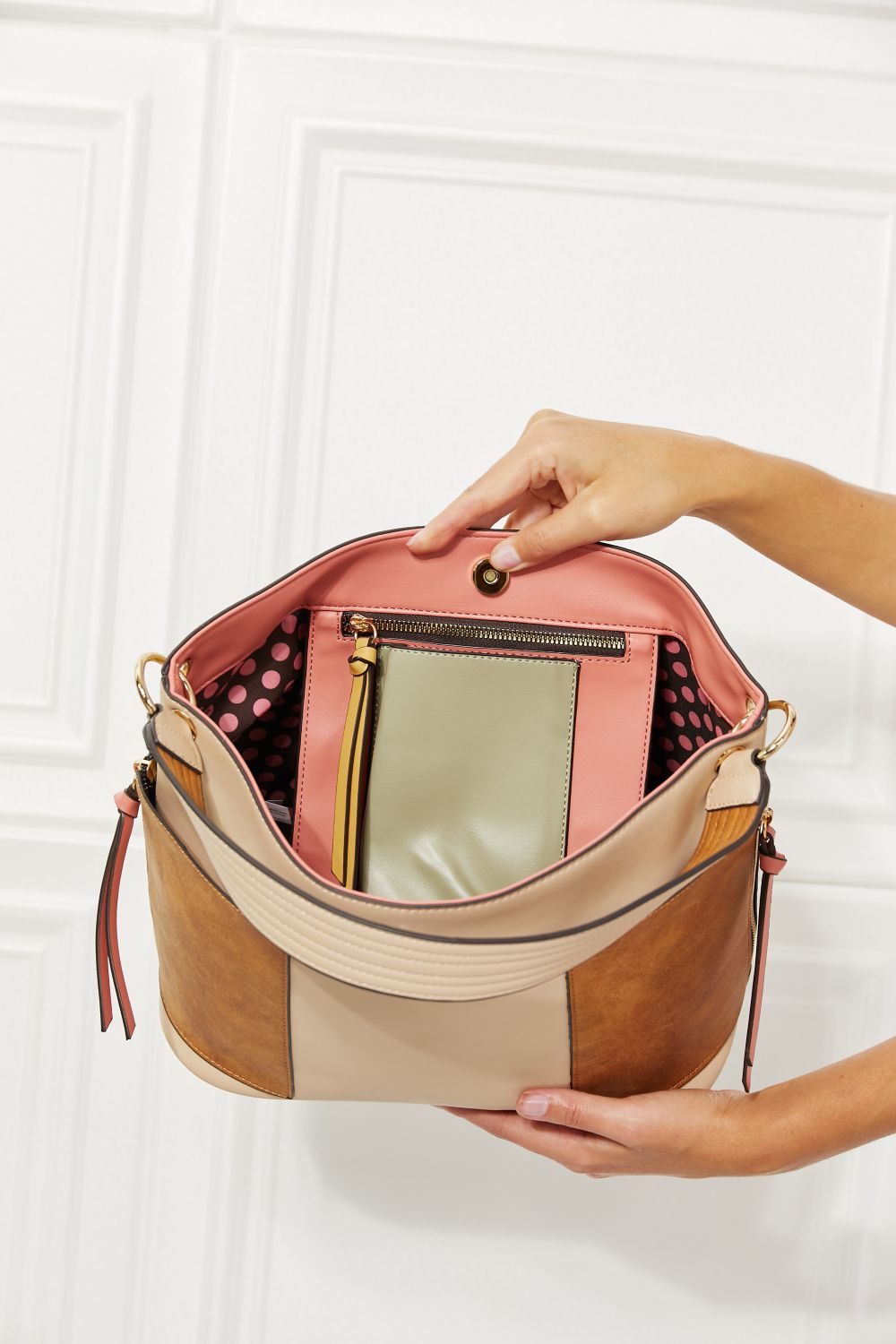 Light Gray Nicole Lee USA Sweetheart Handbag Set Sentient Beauty Fashions *Accessories