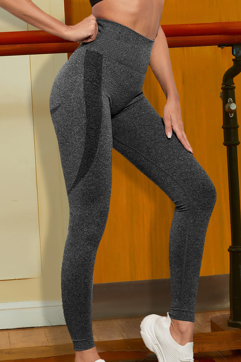 Sienna Wide Waistband Sports Leggings Sentient Beauty Fashions Activewear