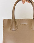 Rosy Brown David Jones PU Leather Handbag Sentient Beauty Fashions Apparel & Accessories
