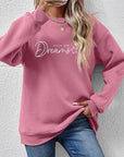 Rosy Brown FOLLOW YOUR DREAMS Graphic Sweatshirt