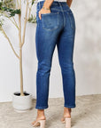 Light Gray BAYEAS Distressed Cropped Jeans Sentient Beauty Fashions Apparel & Accessories