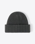 Dark Slate Gray Wide Rib Beanie Sentient Beauty Fashions *Accessories