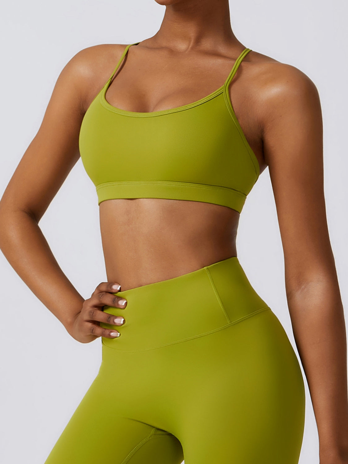 Sienna Cropped Sports Tank Top Sentient Beauty Fashions Apparel & Accessories