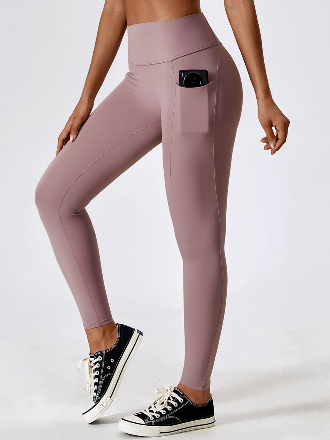 Light Gray Wide Waistband Sports Pants Sentient Beauty Fashions Apparel &amp; Accessories