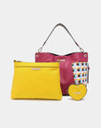Lavender Nicole Lee USA Quihn 3-Piece Handbag Set Sentient Beauty Fashions *Accessories
