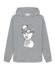 Dark Gray Do Space Hoodie Pullover Sentient Beauty Fashions Printed Hoody