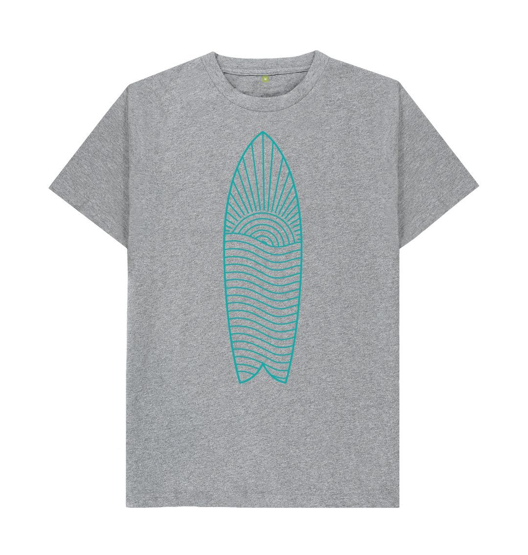 Dark Gray Do Surf Sentient Beauty Fashions Printed T-shirt