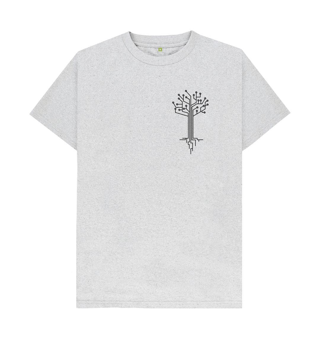 Light Gray Do Nature Sentient Beauty Fashions Recycled Printed T-Shirt