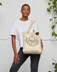 Light Gray Do Peace Tote Sentient Beauty Fashions Printed Bag