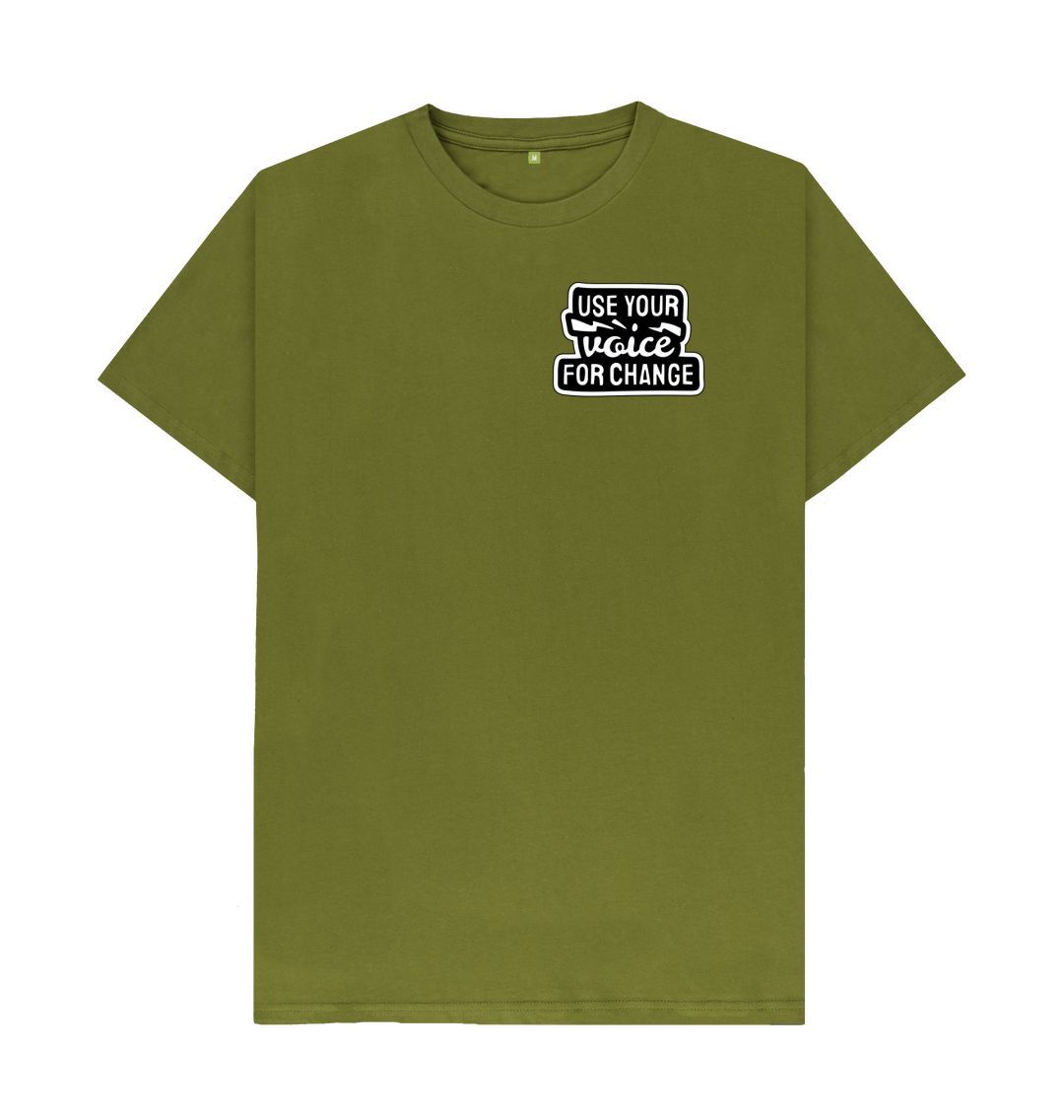 Dark Olive Green Do Change Sentient Beauty Fashions Printed T-shirt