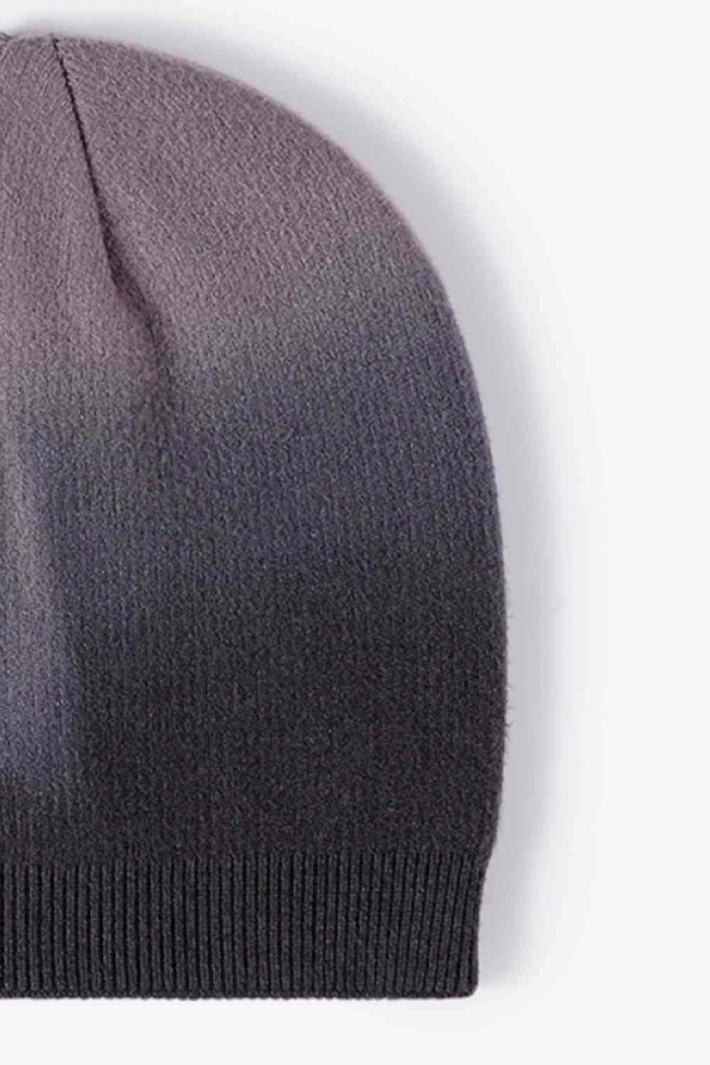 Dark Slate Gray Gradient Knit Beanie