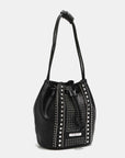 Dark Slate Gray Nicole Lee USA Amy Studded Bucket Bag