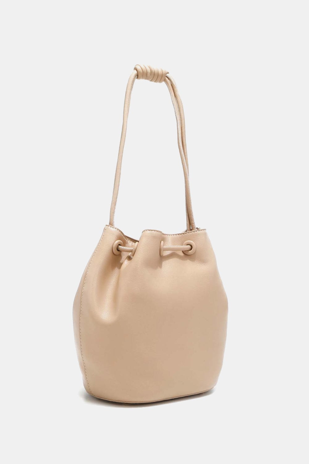 White Smoke Nicole Lee USA Amy Studded Bucket Bag