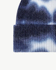 Lavender Tie-Dye Cuffed Knit Beanie