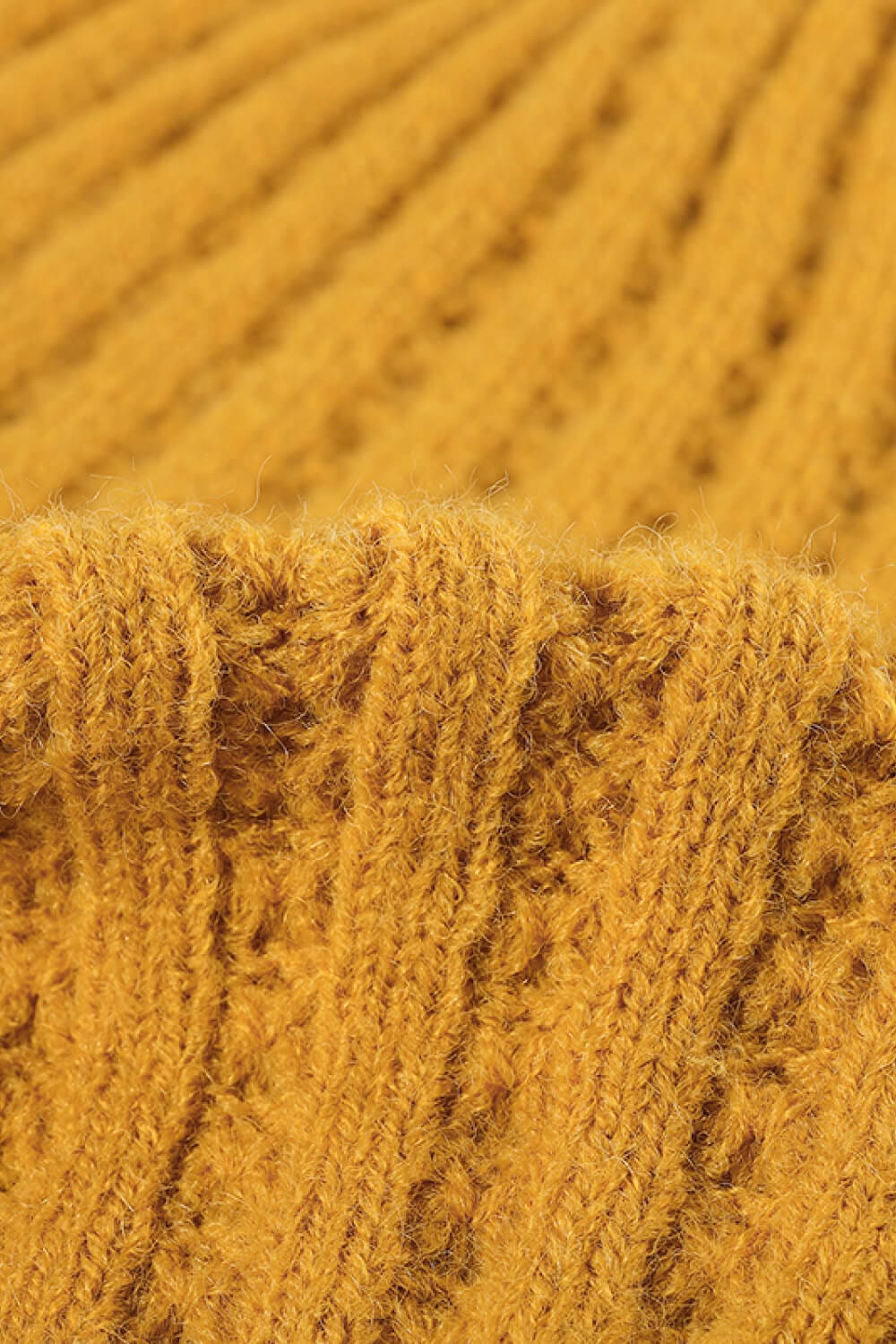 Goldenrod Wide Rib Beanie