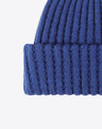 Dark Slate Blue Wide Rib Beanie