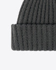 Dark Slate Gray Wide Rib Beanie