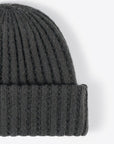 White Smoke Wide Rib Beanie