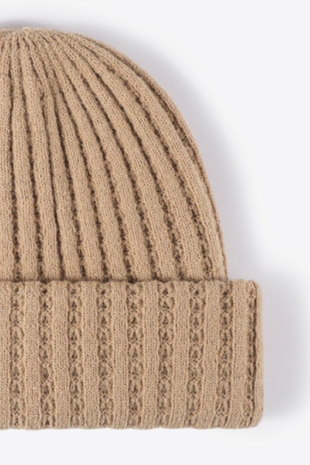 Rosy Brown Wide Rib Beanie