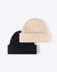 White Smoke Wide Rib Beanie