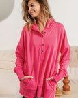 Thistle BiBi Half Snap Thumbhole Long Sleeve Hoodie