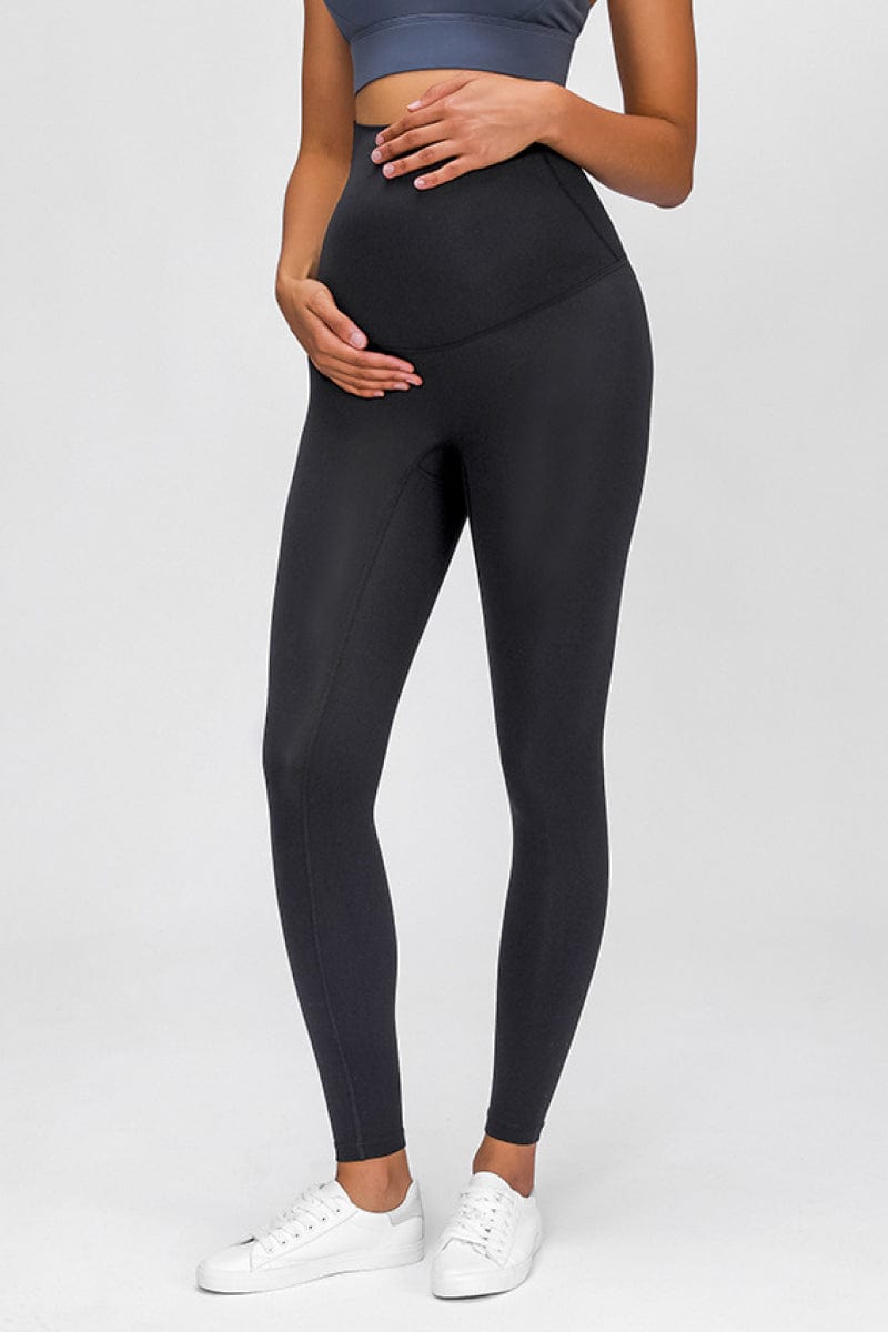 Dark Slate Gray Maternity Yoga Pants