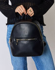 Dark Slate Gray David Jones PU Leather Backpack