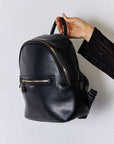 Dark Slate Gray David Jones PU Leather Backpack