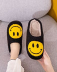 Dark Gray Melody Smiley Face Slippers