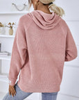 Gray Drawstring Long Sleeve Hooded Sweater