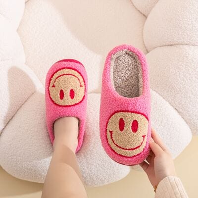 Wheat Melody Smiley Face Slippers