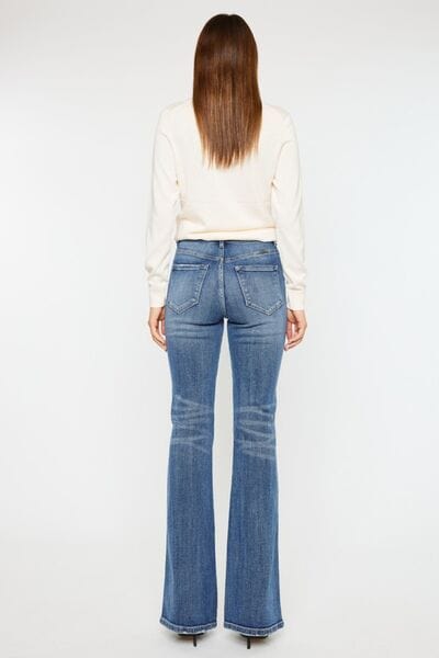 Lavender Kancan Cat's Whiskers High Waist Flare Jeans