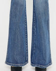 Dim Gray Kancan Cat's Whiskers High Waist Flare Jeans