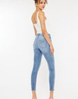 White Smoke Kancan High Waist Cat's Whiskers Skinny Jeans