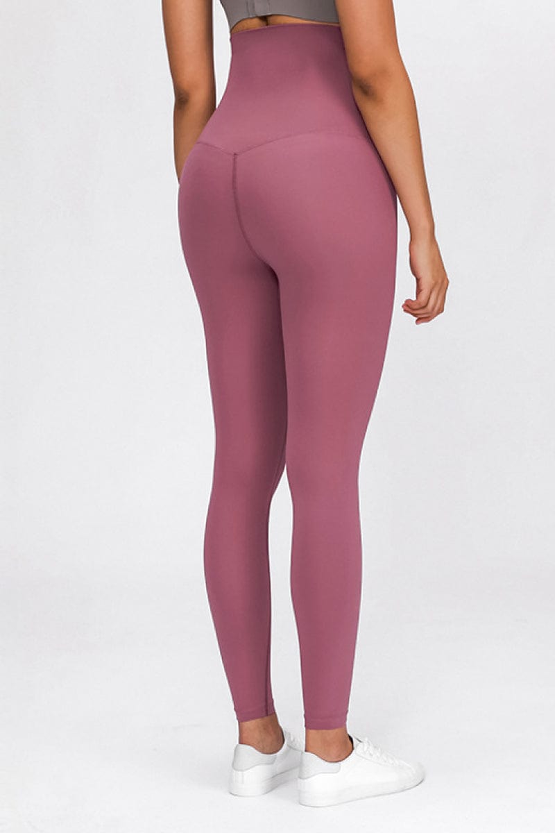 Maroon Maternity Yoga Pants