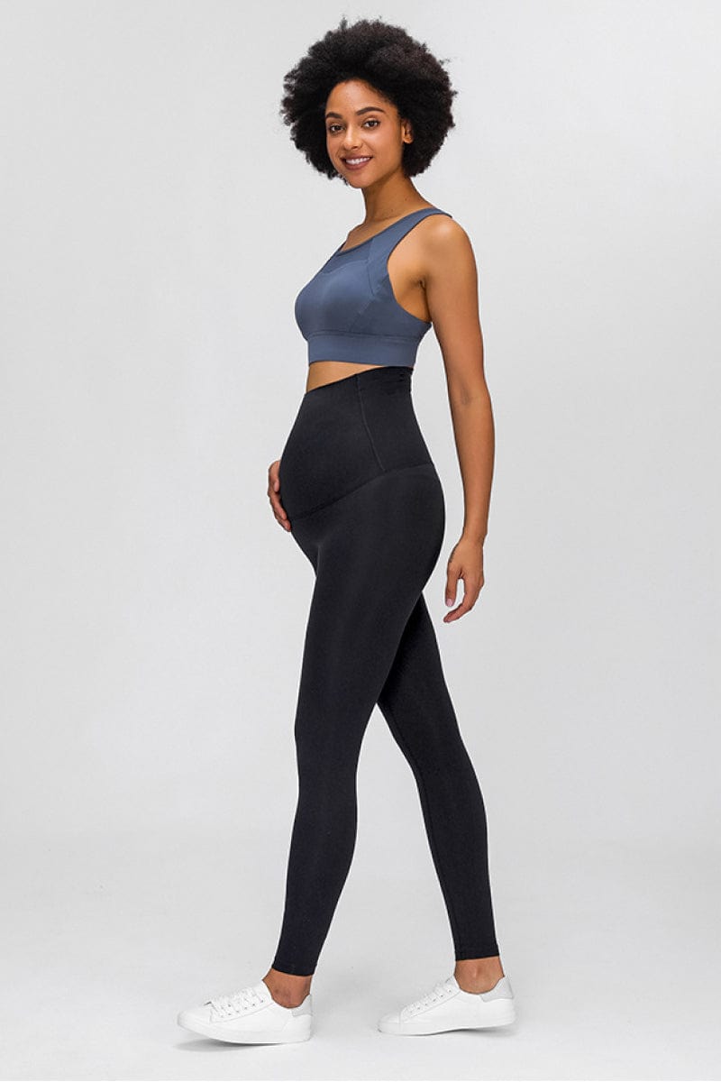 Light Gray Maternity Yoga Pants