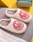 Tan Melody Smiley Face Slippers