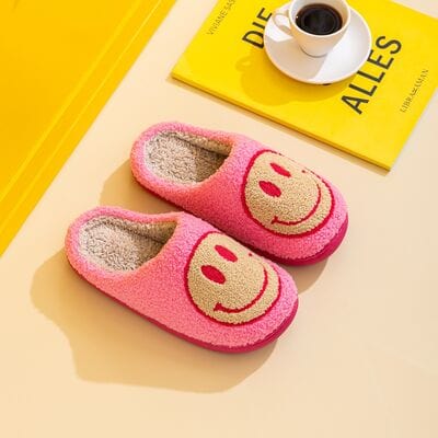 Wheat Melody Smiley Face Slippers