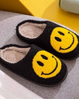 Rosy Brown Melody Smiley Face Slippers