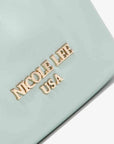 Light Gray Nicole Lee USA Faux Leather Pouch