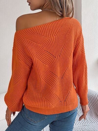 Sienna Openwork Long Sleeve Sweater