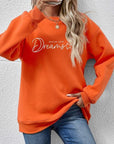 Chocolate FOLLOW YOUR DREAMS Graphic Sweatshirt